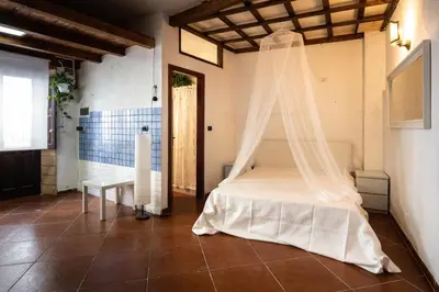 Letto o letti in una camera di Santa Maria sul mare