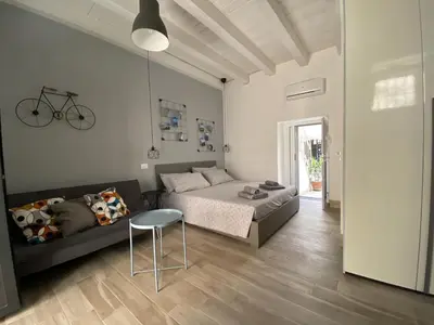 Area soggiorno di Giudecca Studios