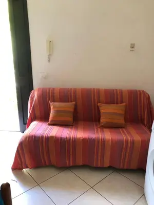 Area soggiorno di Appartamentino in Noto Marina 250 metri dal mare