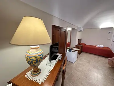 Area soggiorno di Historic B&B Apartments Home