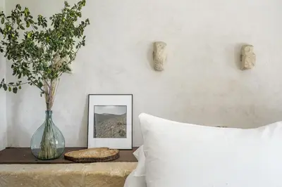 Letto o letti in una camera di Casa Balat