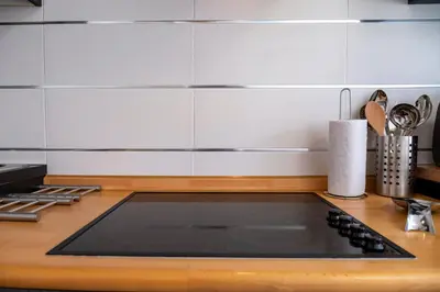 Cucina o angolo cottura di VJMAN House Sea Beach - SiciliaVacanza