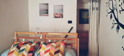 Letto o letti in una camera di Casa di Ortigia