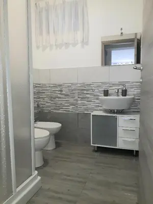 Bagno di Gray Pearl House