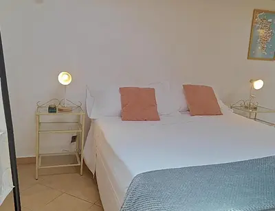 Letto o letti in una camera di Mansarde Crispi