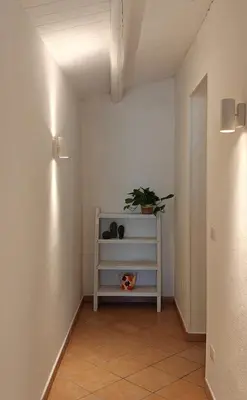 Letto o letti in una camera di Mansarde Crispi