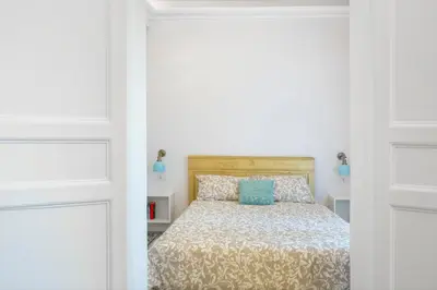 Letto o letti in una camera di Casa do Re