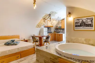 Cucina o angolo cottura di Il Galletto Viola, luxury room & suite