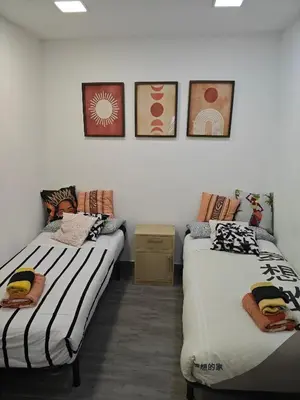 Letto o letti in una camera di Recanto do sol ap1