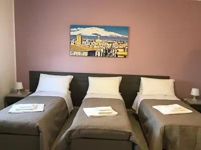 Letto o letti in una camera di Borgo Palombaio Home