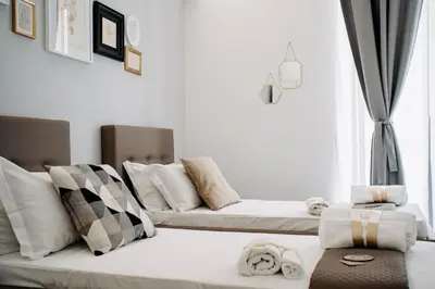 Letto o letti in una camera di B&B Stramondo