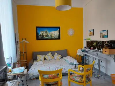 Area soggiorno di Sapore di Sale - Sicily Rooms