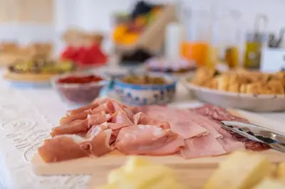 Cibo presso il bed & breakfast o nelle vicinanze