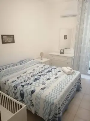 Letto o letti in una camera di Casa di Aurora