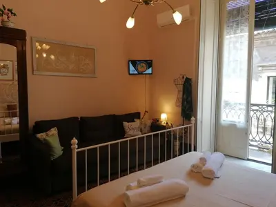 Letto o letti in una camera di Diletta Oasi