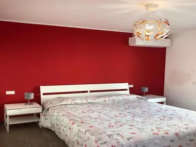 Letto o letti in una camera di Villa by the sea - in full relaxation - Air conditioned - Wi-fi