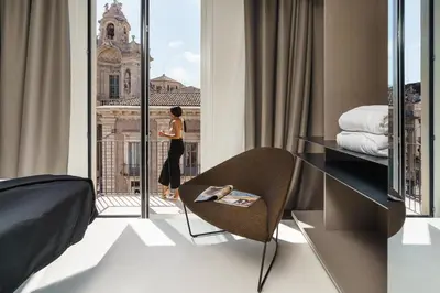 Area soggiorno di Meo Design Suites & Spa
