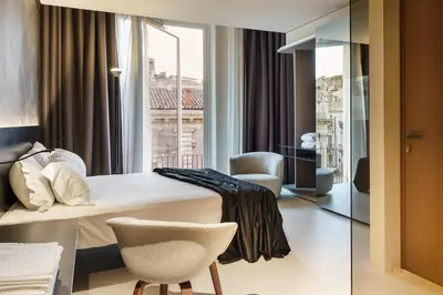 Area soggiorno di Meo Design Suites & Spa