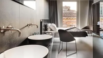 Area soggiorno di Meo Design Suites & Spa