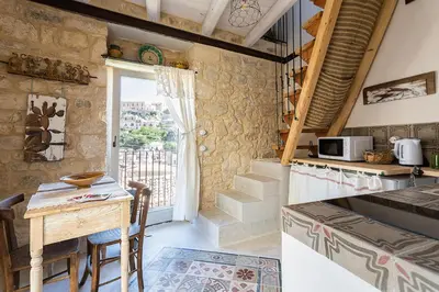 Cucina o angolo cottura di Nido di Modica con vista