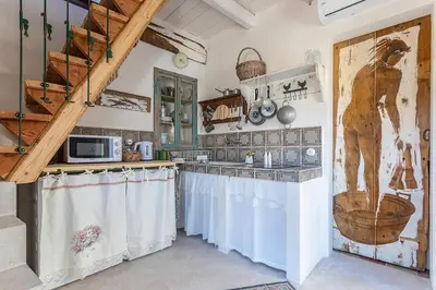 Cucina o angolo cottura di Nido di Modica con vista