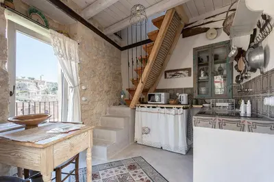 Cucina o angolo cottura di Nido di Modica con vista