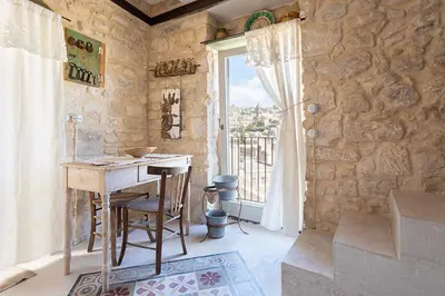 Planimetria di Nido di Modica con vista