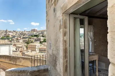 Balcone o terrazza di Nido di Modica con vista