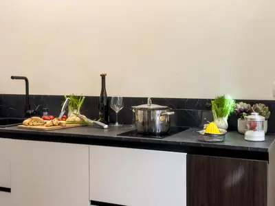 Cucina o angolo cottura di Maison Rouge Ortigia