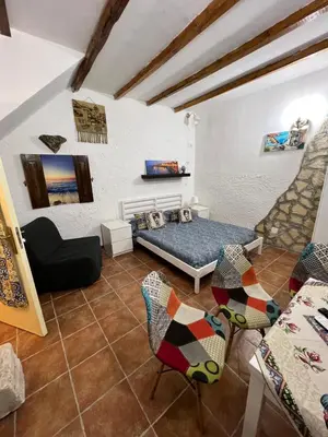 Area soggiorno di Rosalia House