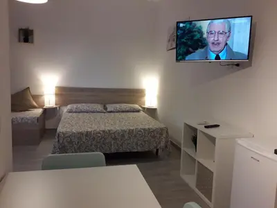 Letto o letti in una camera di Fontanarossa Airport Sleep and Travel