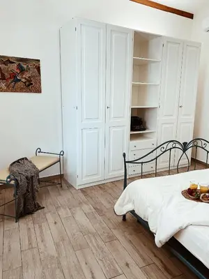 Letto o letti in una camera di La casetta al maneggio