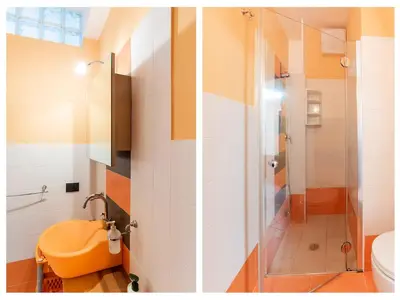 Bagno di Simplistic Apartment in Reitani near Lido Beach