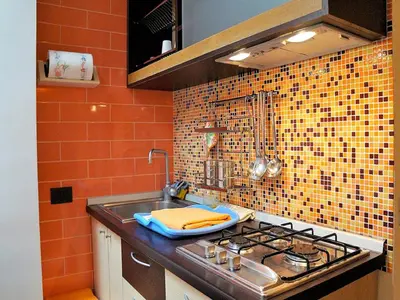 Cucina o angolo cottura di Simplistic Apartment in Reitani near Lido Beach