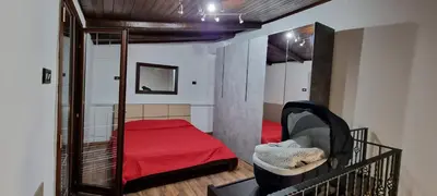 Letto o letti in una camera di Casa Gramignani