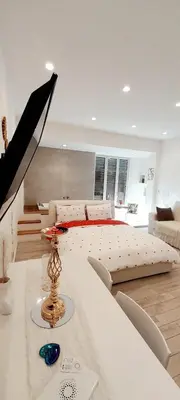 Letto o letti in una camera di BARBARA Classy Apartments 103, Wellness