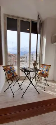 Balcone o terrazza di BARBARA Classy Apartments 103, Wellness