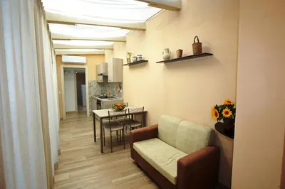 Area soggiorno di RE SOLE CASE VACANZE - Esclusivo Attico M A R T E con spaziosissima terrazza solarium attrezzata