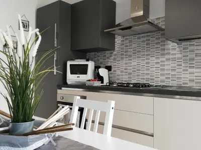 Cucina o angolo cottura di AliceA apartment in Siracusa Centre Green View