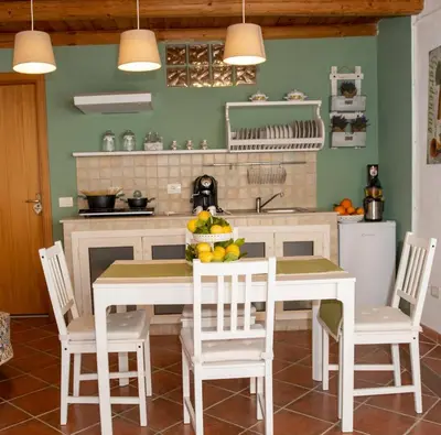 Cucina o angolo cottura di Casa ro cori, 10 minuti a piedi dalla Cattedrale