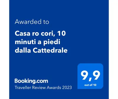 Certificato, attestato, insegna o altro documento esposto da Casa ro cori, 10 minuti a piedi dalla Cattedrale