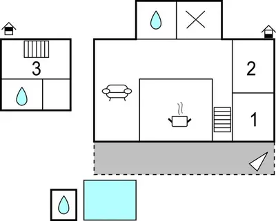 Planimetria di Nice Home In Rosolini With Wifi