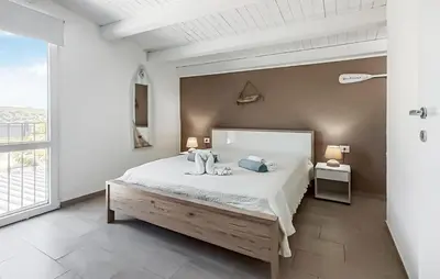 Letto o letti in una camera di Nice Home In Rosolini With Wifi