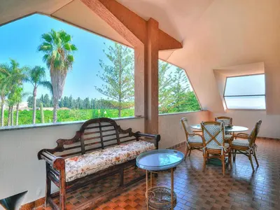 Area soggiorno di Holiday home with private pool, Florida