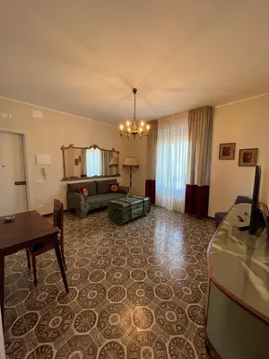 Area soggiorno di Bombonera apartment