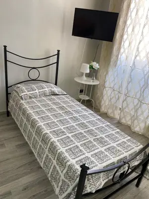 Letto o letti in una camera di Monument home