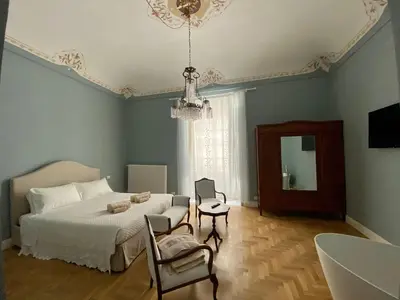 Letto o letti in una camera di Dimora delle Maestranze (Ortigia)
