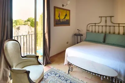 Letto o letti in una camera di LTM greenhouse