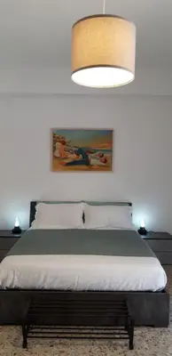 Letto o letti in una camera di Casa Annalisa