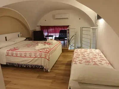 Letto o letti in una camera di I 3 Principi Al Mulino